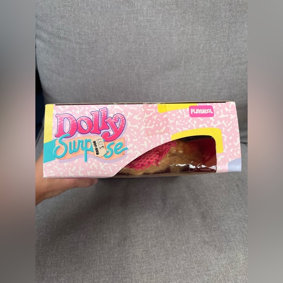 Vtg 1987 Playskool Dolly Surprise Holly Growing Hair Doll Toy New in Package - Picture 6 of 7